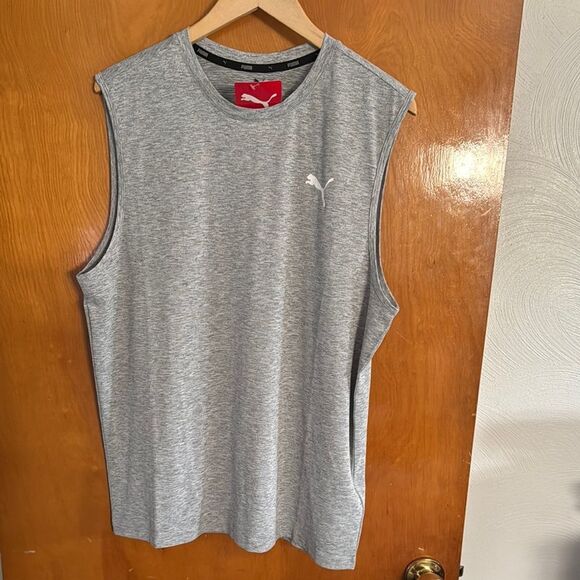 Puma Tank Top Mens Large Gray - Picture 1 of 2